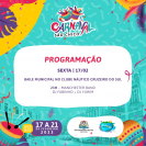 Programação do Carnaval São Chico 2023